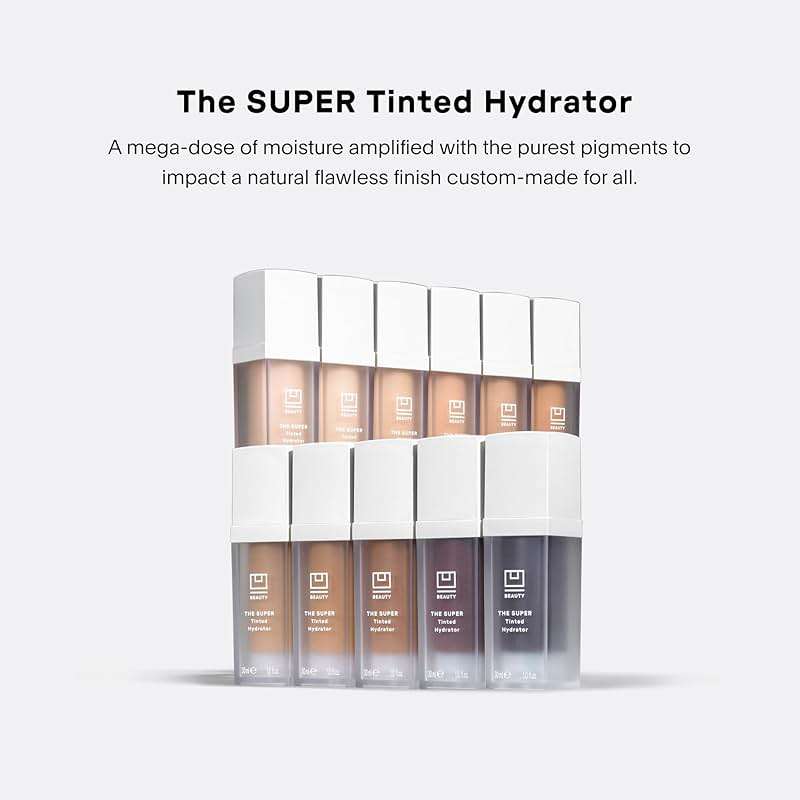 U Beauty The Super Tinted Hydrator Hyaluronic Acid Moisturizing Cream - Mega-Dose Skin Hydrator for Supple, Smooth, and Softer-Looking Skin For Up To 48 Hours - Shade 1-1.0 oz - Image 2