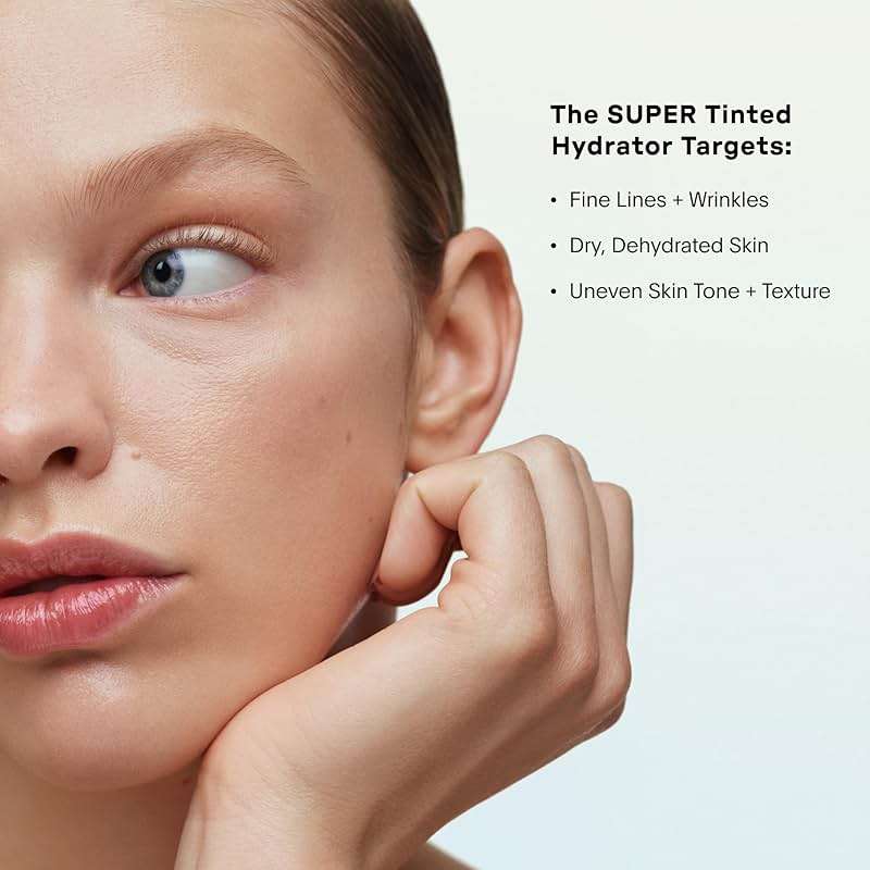 U Beauty The Super Tinted Hydrator Hyaluronic Acid Moisturizing Cream - Mega-Dose Skin Hydrator for Supple, Smooth, and Softer-Looking Skin For Up To 48 Hours - Shade 1-1.0 oz - Image 5