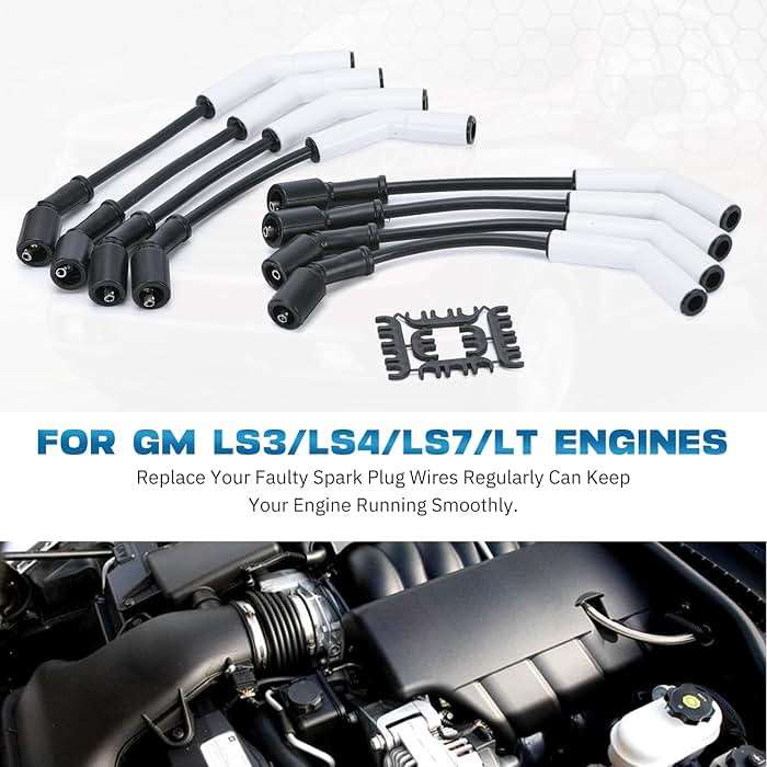 Spark Plug Wire Set for GM LS3/LS4/LS7/LT Engines 9070C Extreme 9000 Ceramic Spark Plug Boot Ignition Wire/Cable Kit - Image 3