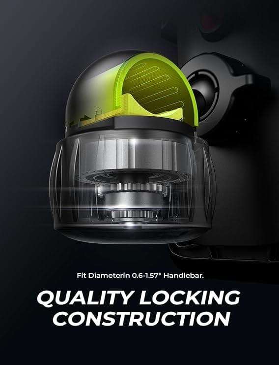 LISEN Bike Phone Holder, [Super Easy Install] Motorcycle Phone Mount Ebike Accessories Bicycle Handlebar Holder Mount Gift for Adults Kids Mountain Bike Gear Accessories for iPhone Samsung Pixel - Image 7