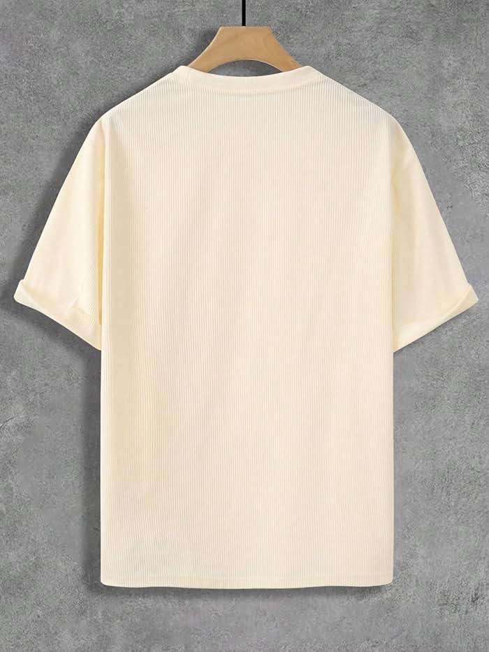Verdusa Oversized Tshirts for Men Drop Shoulder Summer Baggy Cropped Tops Fashion Streetwear T Shirts - Image 2