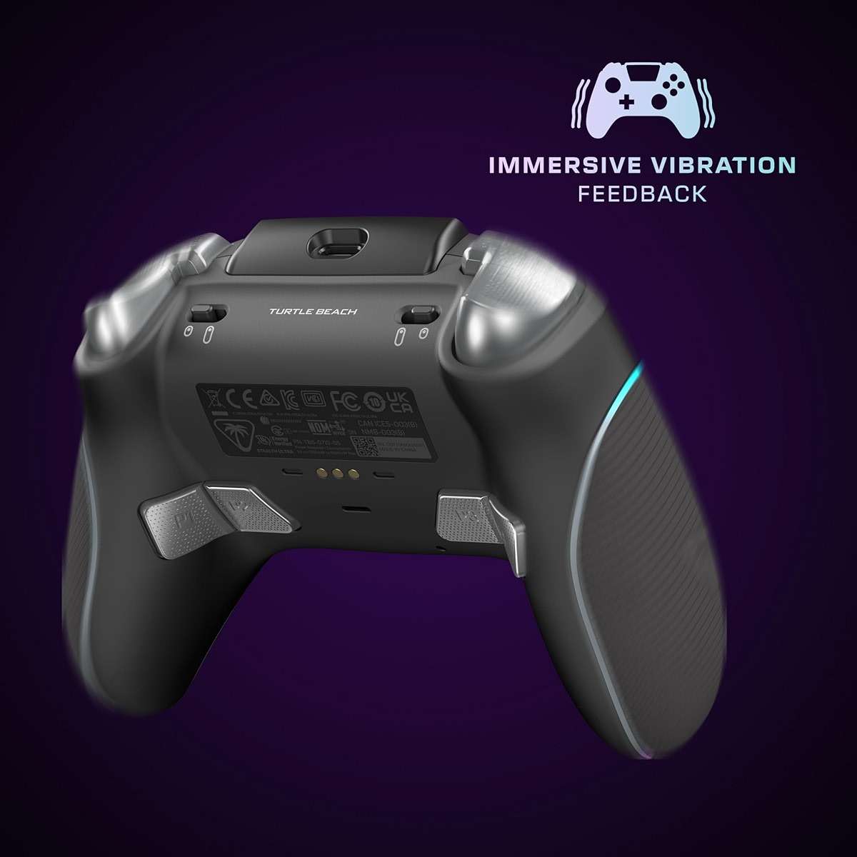 Turtle Beach Stealth Ultra High-Performance Wireless Gaming Controller Licensed for Xbox Series X|S, Xbox One, Windows PC, Android - LED Dashboard, Rapid Charge Dock, RGB Lighting, Bluetooth, Black - Image 13