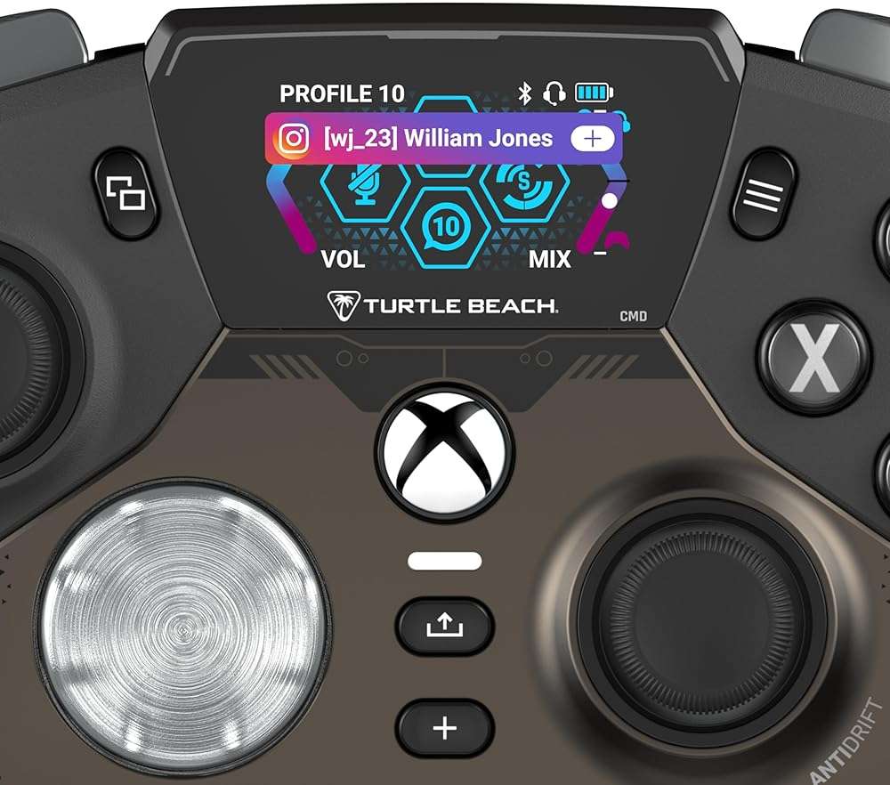 Turtle Beach Stealth Ultra High-Performance Wireless Gaming Controller Licensed for Xbox Series X|S, Xbox One, Windows PC, Android - LED Dashboard, Rapid Charge Dock, RGB Lighting, Bluetooth, Black - Image 16