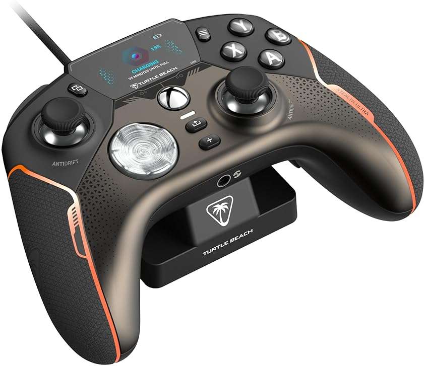 Turtle Beach Stealth Ultra High-Performance Wireless Gaming Controller Licensed for Xbox Series X|S, Xbox One, Windows PC, Android - LED Dashboard, Rapid Charge Dock, RGB Lighting, Bluetooth, Black - Image 23