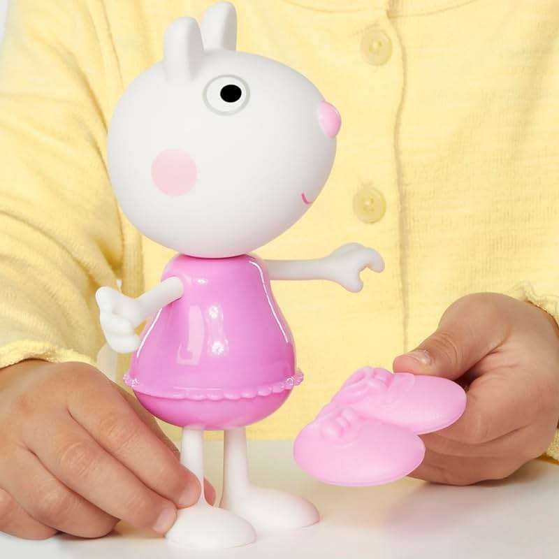Peppa Pig Suzy Sheep-Up Figure with 6 Easy-On Fashion Accessories, 6-Inch Doll, Preschool Toys for Girls and Boys 3 and Up - Image 9