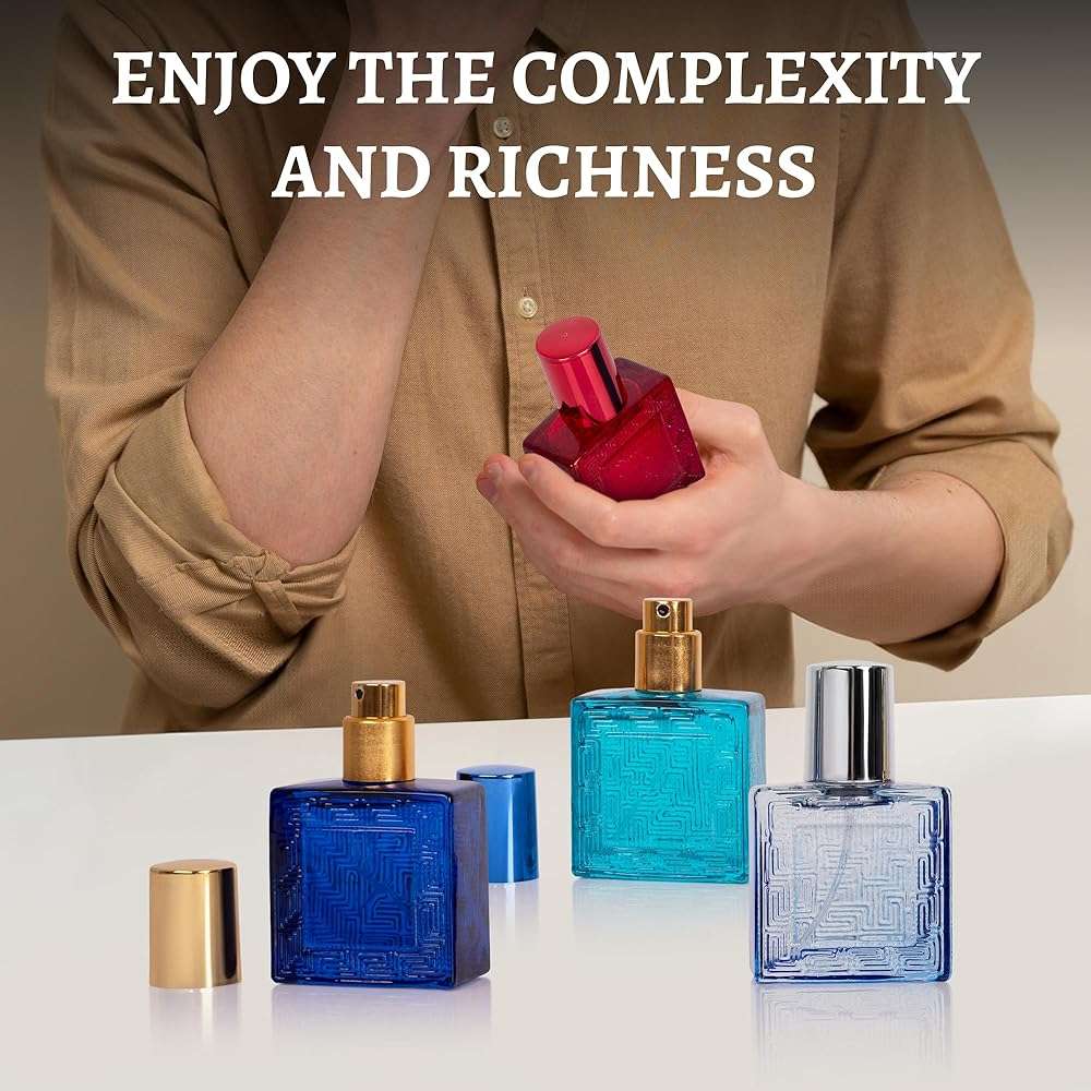 NovoGlow Verse Mini 4-Piece Fragrance Gift Set for Men - Aromatic, Floral, Oriental & Woody Notes - Individually Boxed - Travel Size - 25ml Eau De Parfum - Image 5