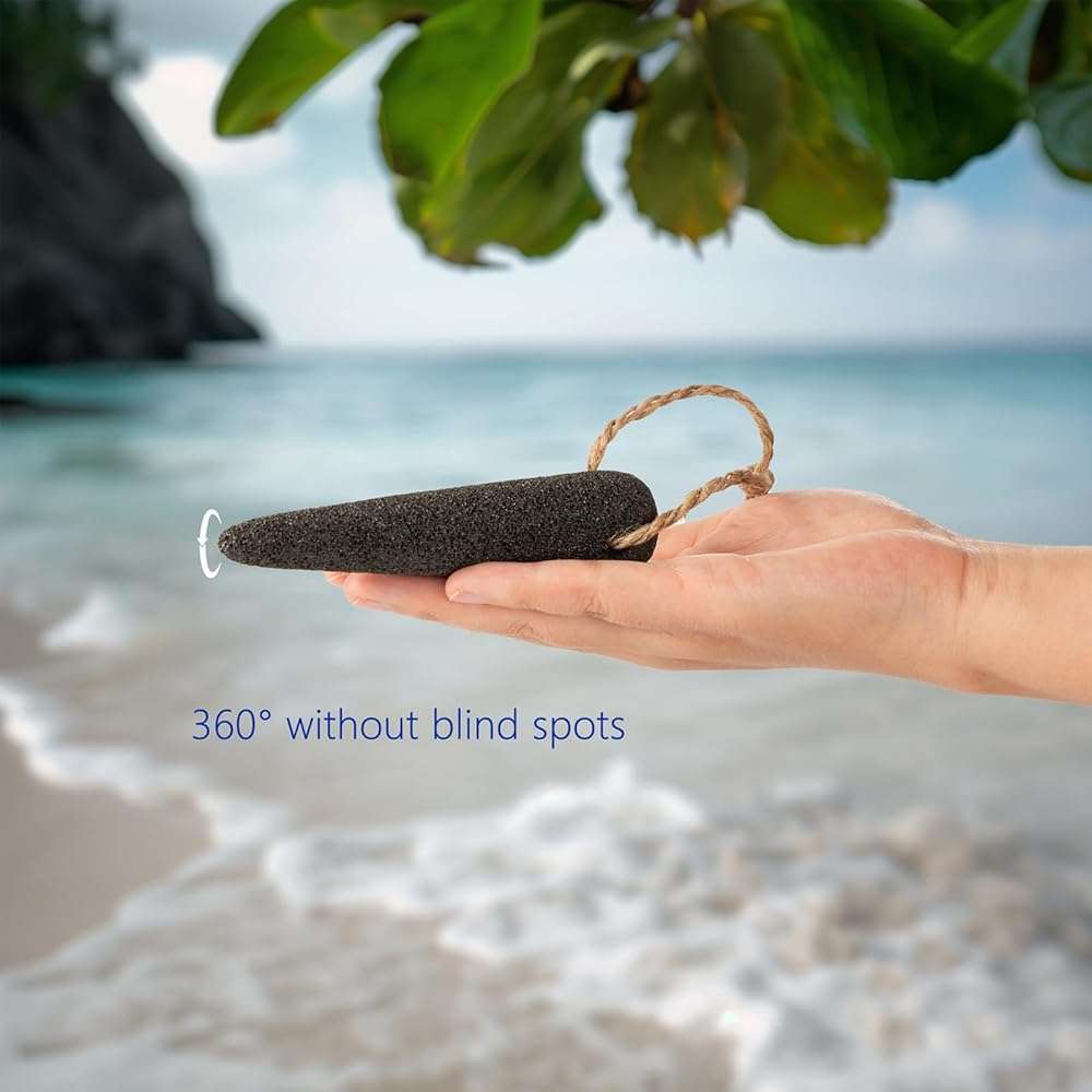 CopesFuda Natural Volcanic Pumice Stone for Feet & Hands. Foot Scrubber for Dead Skin Remover & Deep Cleansing, Cone Shape Stone for Hard-to-Reach Areas Corn Removal, 2 Pcs, Ready-to-Gift Design - Image 2