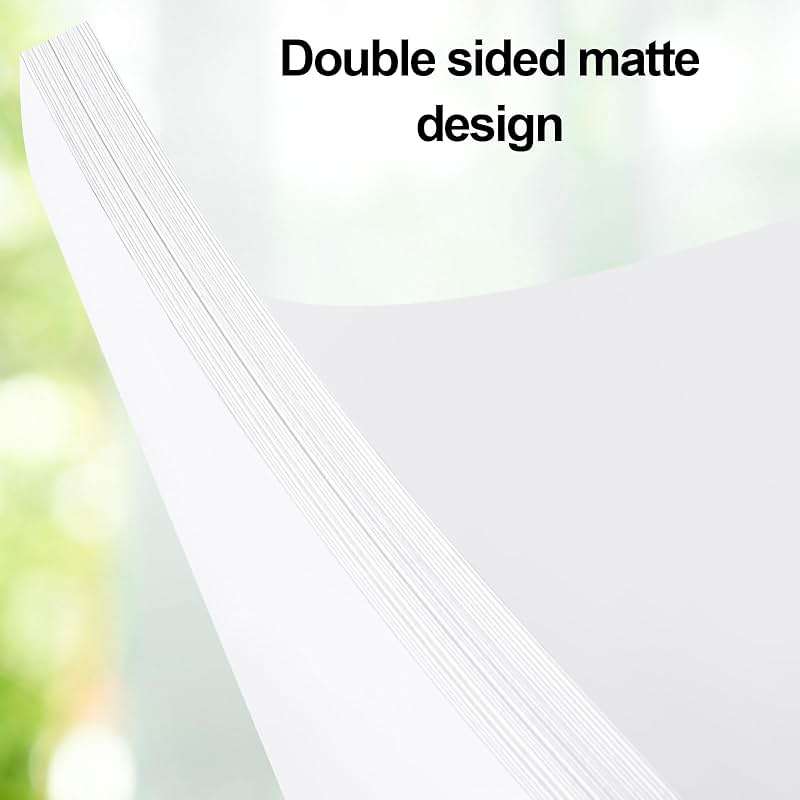 White Cardstock 8.5 x 11, 230gsm Cover Cardstock Paper, 85 Lb Heavy Card Stock for Printer, Card Stock Paper for Invitations, Scrapbooking, Crafts, Diy Cards, Decoration, Drawing (30 Sheets) - Image 6