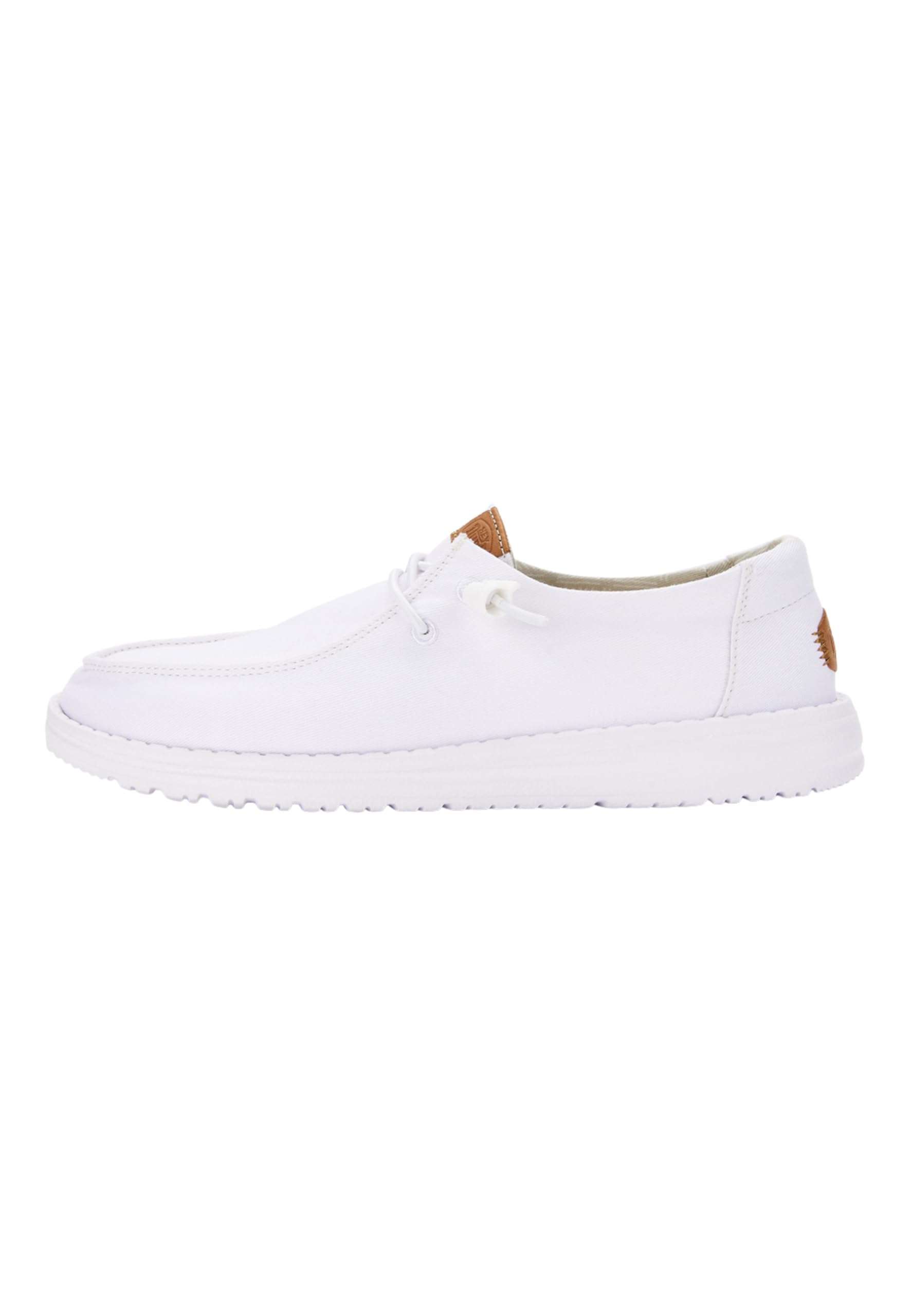 HEYDUDE Wendy Stretch Canvas Women’s Shoes, Women’s Slip-on Loafers, Comfortable & Light-Weight - Image 1