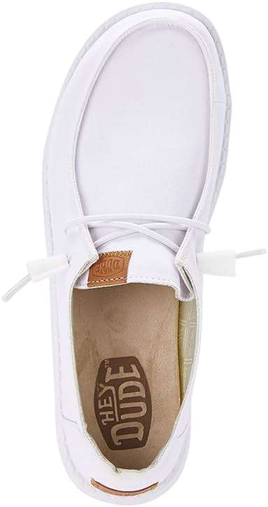 HEYDUDE Wendy Stretch Canvas Women’s Shoes, Women’s Slip-on Loafers, Comfortable & Light-Weight - Image 4