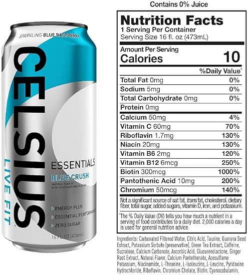 Celsius Essentials Blue Crush 16oz - Image 2