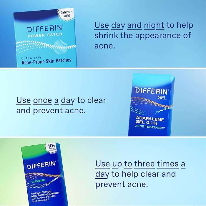 Differin Acne Patches, Pimple Patches for Acne Prone Skin, Formulated with Salicylic Acid and Centella, Fast Triple Action Power Patch for Day & Night, Dermatologist Tested, 36 Count - Image 8