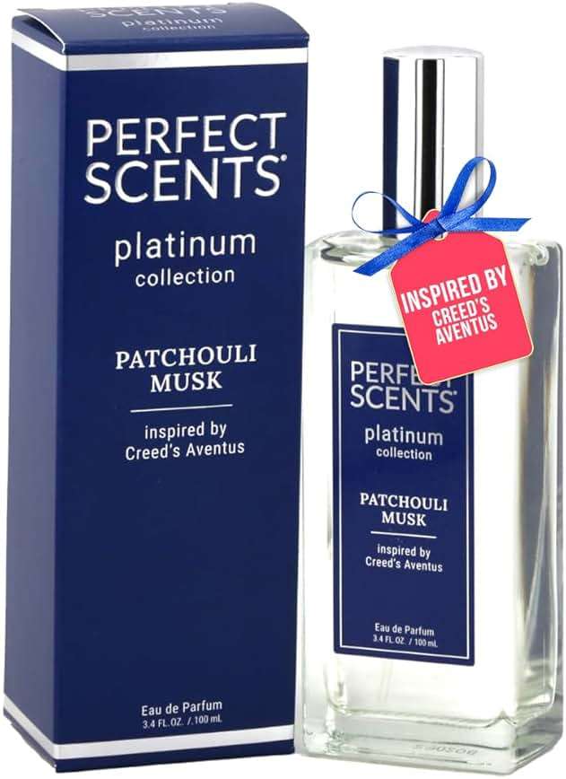 Perfect Scents Fragrances | Inspired by Creed’s Aventus | Platinum Collection | Patchouli Musk | Men’s Eau de Parfum | CLEAN, Vegan, Paraben & Phthalate Free | Never Tested on Animals | 3.4 Fl Oz - Image 1