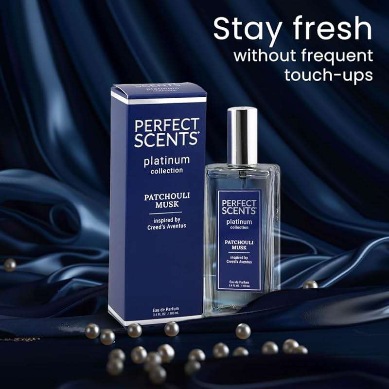 Perfect Scents Fragrances | Inspired by Creed’s Aventus | Platinum Collection | Patchouli Musk | Men’s Eau de Parfum | CLEAN, Vegan, Paraben & Phthalate Free | Never Tested on Animals | 3.4 Fl Oz - Image 7