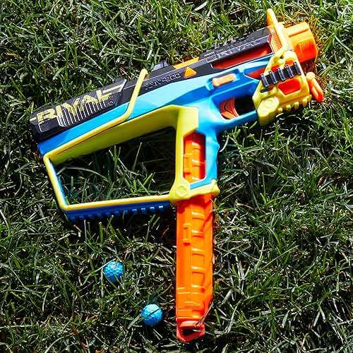 Nerf Rival Mirage XXIV-800 Blaster, 10 Nerf Rival Accu-Rounds, 2 Ways to Load, 8 Round Removable Magazine, Pump Action Priming, Gifts for Teens - Image 7