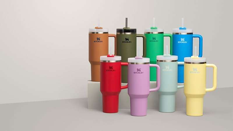 STANLEY Quencher H2.0 Tumbler with Handle and Straw 40 oz | Flowstate 3-Position Lid | Cup Holder Compatible for Travel | Insulated Stainless Steel Cup | BPA-Free | Lilac - Image 7