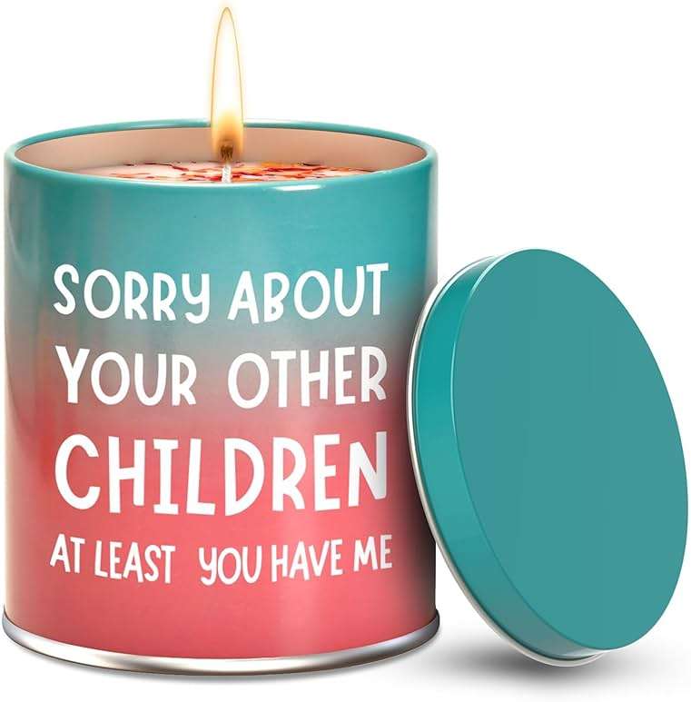 Christmas Birthday Gifts for Mom from Daughter Son Kids, Stocking Stuffers Mothers Day Gifts for Mom, Funny Gift Ideas, Anniversary Mother Presents,9oz Scented Candles - Image 1