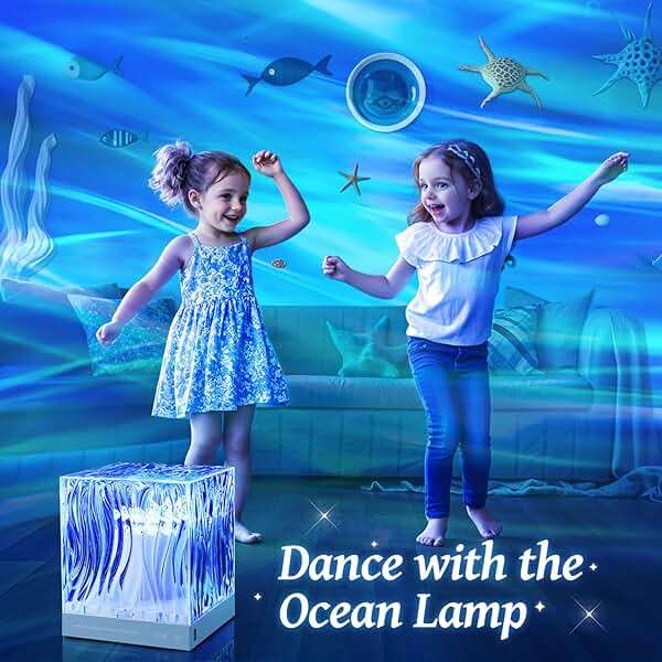 One Fire Teenager Girl Gift Ideas Northern Lights Projector,18 Colors Aurora Light Projector,Dimmable Aurora Projector Mood Lighting for Bedroom Lights,Remote Galaxy Light Projector Purple Lamp - Image 7