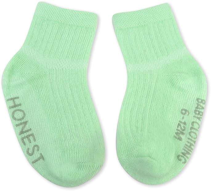HonestBaby Baby Girls' Cozy Socks (Multipack) - Image 2