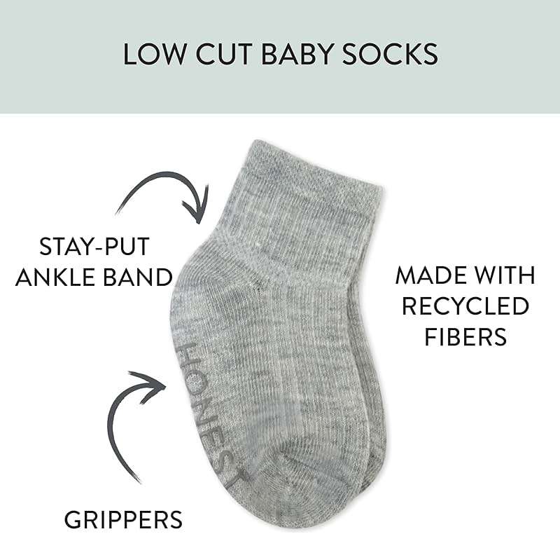 HonestBaby Baby Girls' Cozy Socks (Multipack) - Image 3