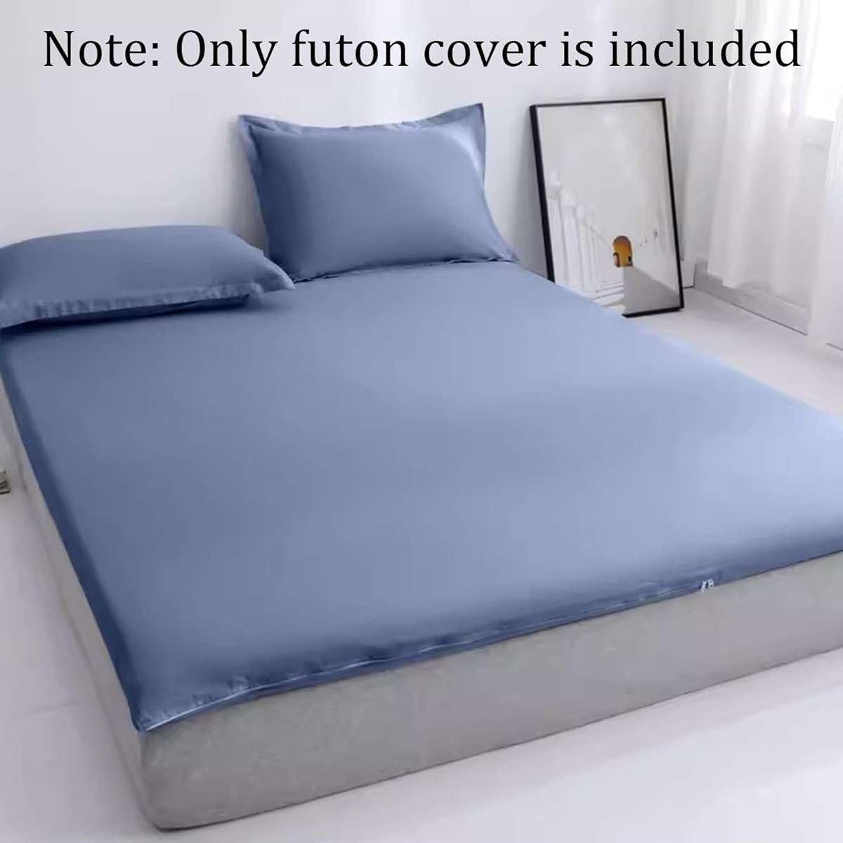 DAZULI Japanese Futon Cover Cotton Cover for Traditional Shikibuton Washable Tatami Mattress Cover Protector Sleeping Pad Soft Cover for Floor with Zipper(Size:120x200 cm/47x79in,Color:A) - Image 3