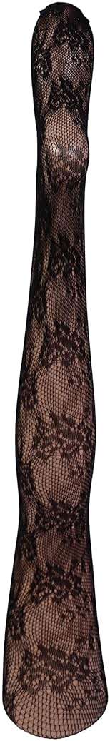 TBFT Guling one pair sexy black or hot pink stockings pantyhose fishnet tights lace leggings for women Christmas rose pattern - Image 2