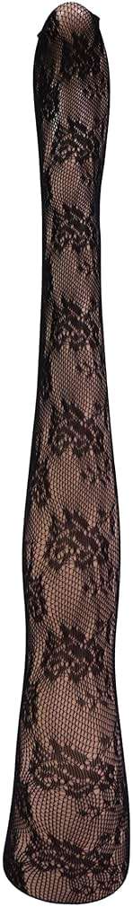 TBFT Guling one pair sexy black or hot pink stockings pantyhose fishnet tights lace leggings for women Christmas rose pattern - Image 3