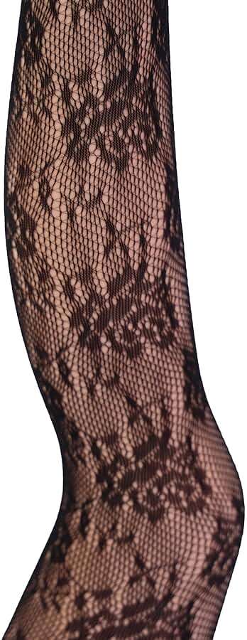 TBFT Guling one pair sexy black or hot pink stockings pantyhose fishnet tights lace leggings for women Christmas rose pattern - Image 5
