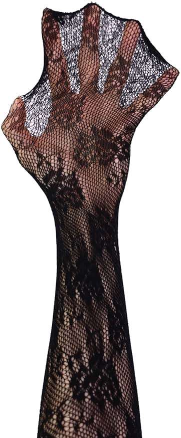 TBFT Guling one pair sexy black or hot pink stockings pantyhose fishnet tights lace leggings for women Christmas rose pattern - Image 8