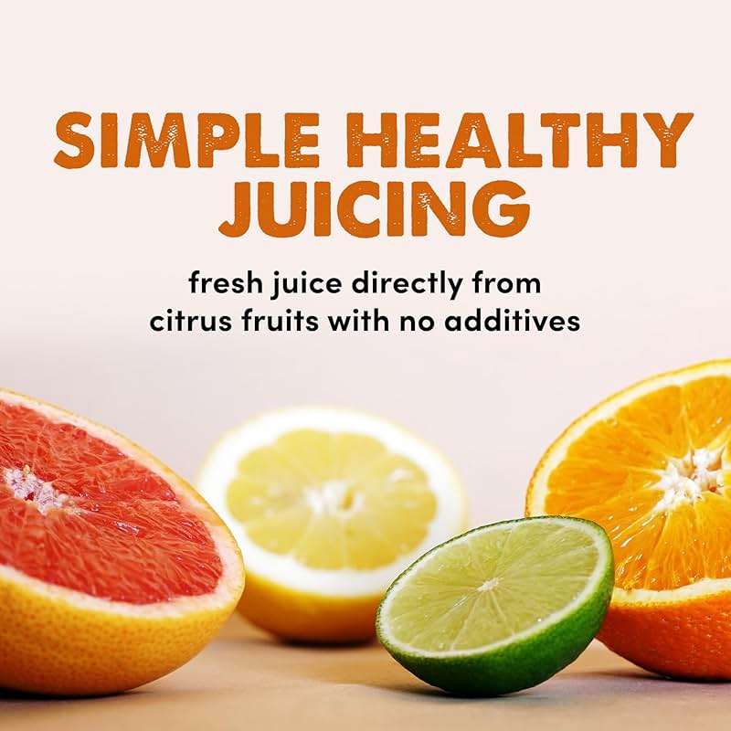 Elite Gourmet ETS623 BPA-Free 40-Watt Electric Citrus Juicer, Compact, Large Volume, Pulp Control, Oranges, Lemons, Limes, Grapefruits with Easy Pour Spout, 24oz, Black/Stainless Steel - Image 8
