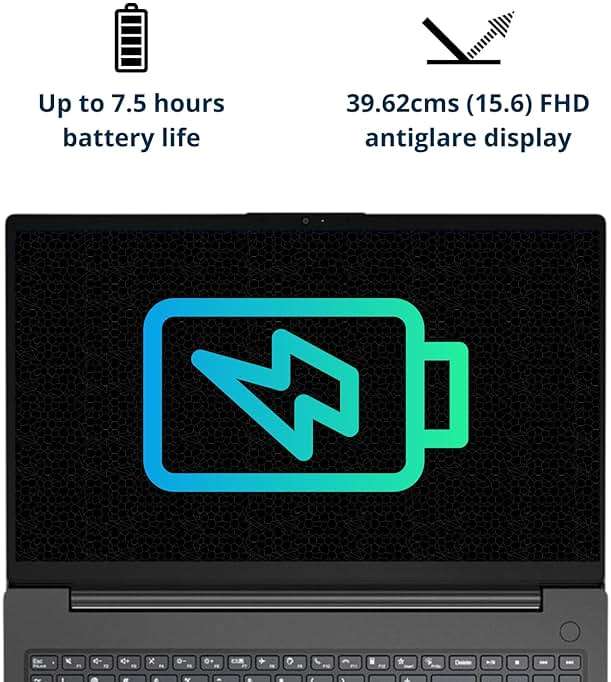 Lenovo V15 Laptop, 15.6" FHD Display, AMD Ryzen 5 5500U Hexa-core Processor (Beat Intel i7-1065G7), 16GB RAM, 512GB SSD, HDMI, RJ45, Numeric Keypad, Wi-Fi, Windows 11 Pro, Black - Image 3