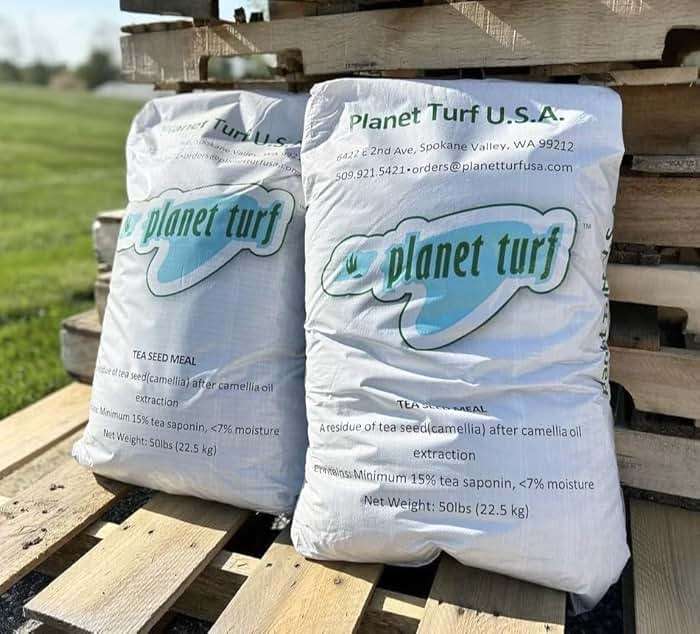 Planet Turf Tea Seed Meal - All Natural, Plant Safe (25 lb) - Image 1