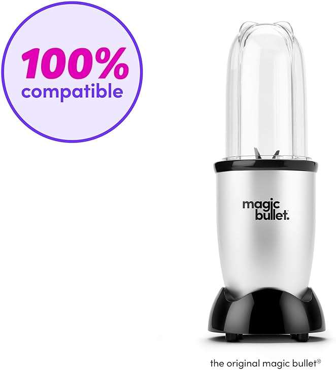 Magic Bullet Deluxe Upgrade Kit, Black, 12-Ounce Food Blender, Dishwasher Safe - Image 2