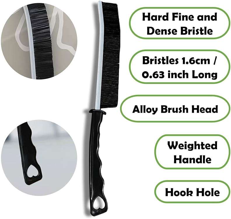Betanull Crevice Cleaning Brush Set, Multi-Purpose Hard Bristle Brushes for Deep Cleaning Kitchen, Bathroom, Grout, Sink, Cup, Teapot, Bottle, Blender, Corners, Tight Spaces & More - Image 2