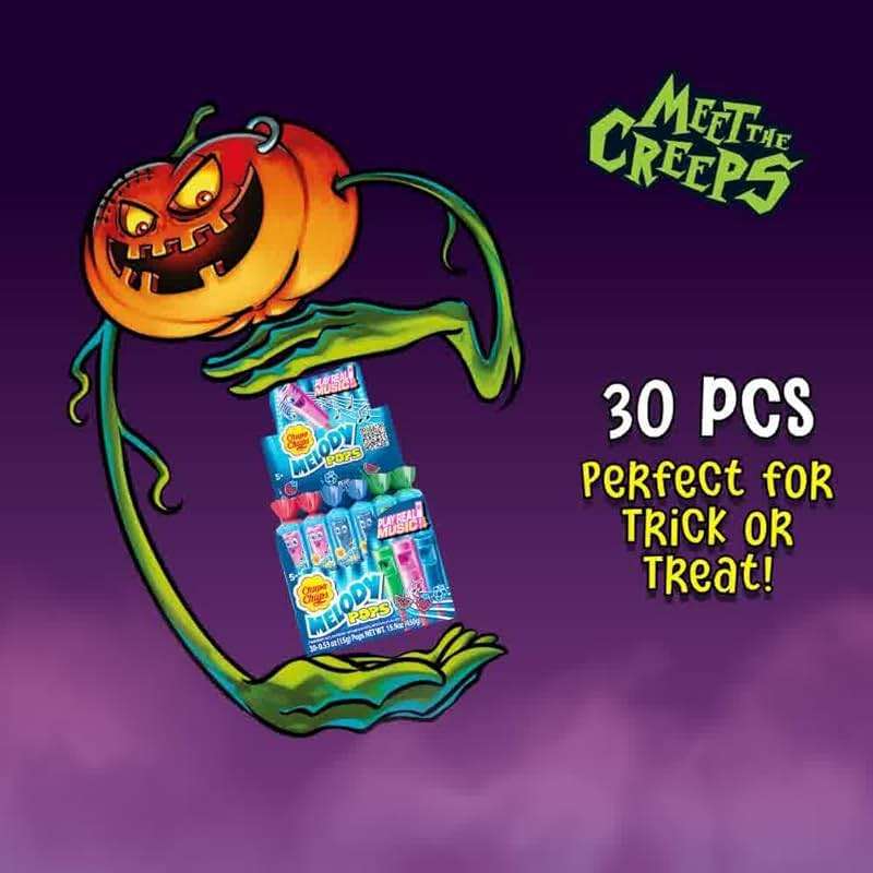 Chupa Chups Melody Pops, Assorted Flavors, Whistle Lollipops, Individually Wrapped Candy, 30 count - Image 5