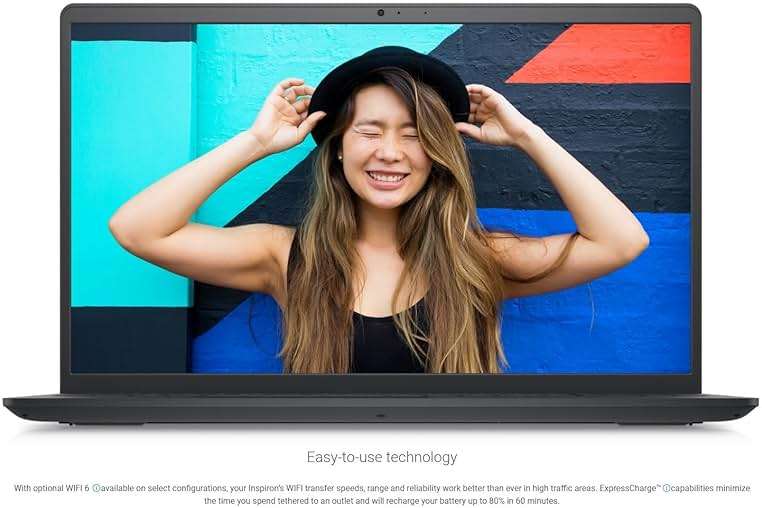Dell 2023 Inspiron 15 Business Laptop, 15.6" 1920x1080 FHD, 12th Gen Intel i5-1235U 4.4 GHz,16G RAM, 512G SSD, Win 11 Pro, Webcam, Bluetooth, Carbon Black - Image 6