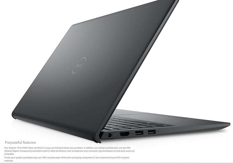 Dell 2023 Inspiron 15 Business Laptop, 15.6" 1920x1080 FHD, 12th Gen Intel i5-1235U 4.4 GHz,16G RAM, 512G SSD, Win 11 Pro, Webcam, Bluetooth, Carbon Black - Image 7