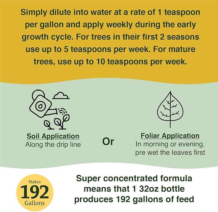 Farmer's Secret Fruit Tree Booster Fertilizer (32oz) - Super Concentrated and Phosphorus Rich - Formulated for All Fruit Trees Including Peach, Banana, and Apple - Image 4