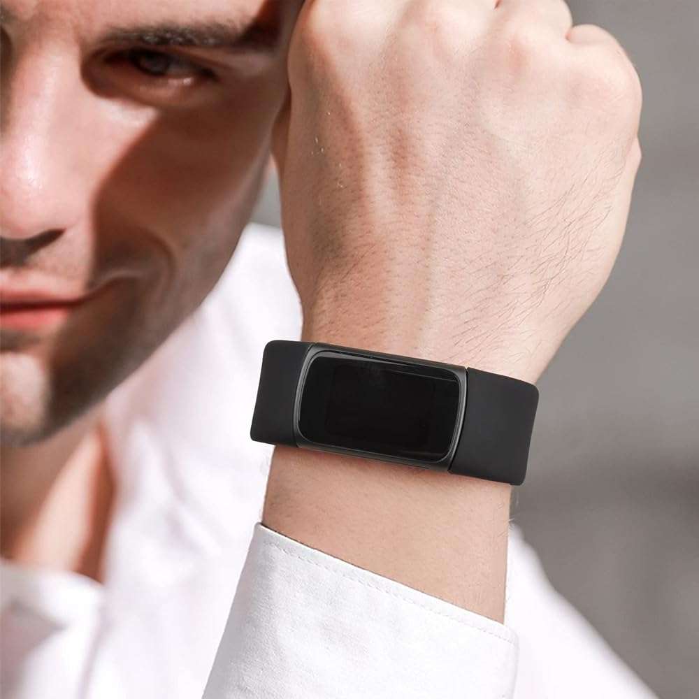 Meliya Band Compatible with Fitbit Charge 6 Bands/Fitbit Charge 5 Bands Women Men, Soft Silicone Adjustable Waterproof Sport Replacement Wristbands Strap for Fitbit Charge 6/Charge 5 Fitness Tracker - Image 6