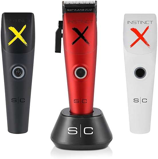 Stylecraft Instinct Professional IN2 Vector Motor Cordless Hair Clipper with Intuitive Torque Control, 3 Modular Lids - Image 2