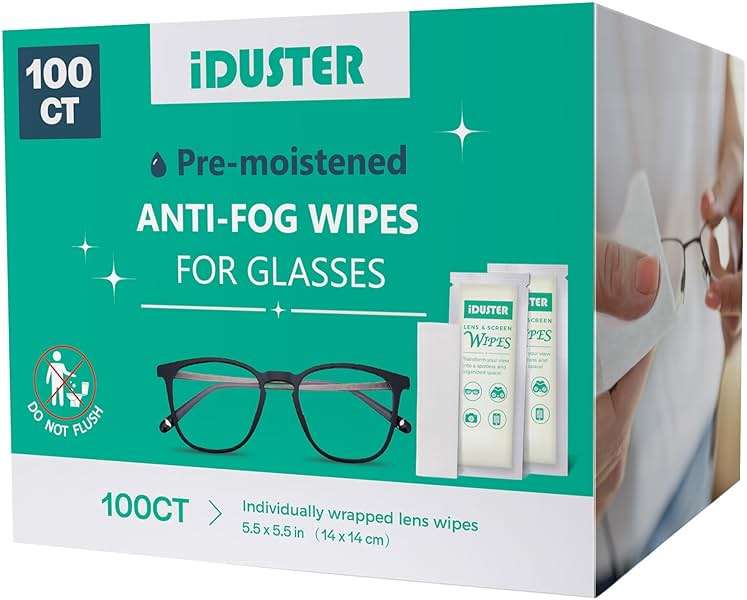 iDuster Screen Cleaner Wipes for Electronic Devices, Mobile Phone Screen Wipe, Electronic Cleaning Wipe Individually Wrapped, Pack of 100 - Image 1