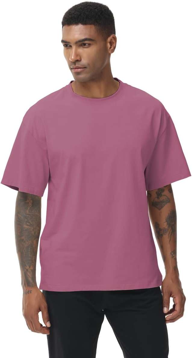 Muscle Killer 1/2pack Mens T Shirt Gym Workout Dry Fit Short Sleeve Athletic Fitness Crew Neck Tee Shirts Casual Loose Fit - Image 3