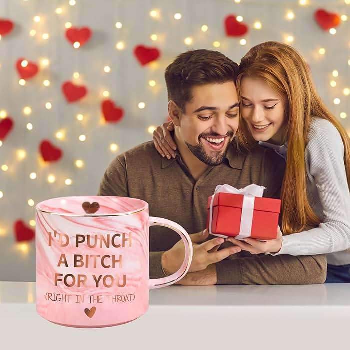 Ulrhpc Mothers Day Mom Gifts for Mom Wife from Daughter Son, Birthday Gifts for Women Her Girlfriend Sisters Friends, 12 OZ Funny Coffee Mug, Valentines Galentines Day Christmas Stocking Stuffers - Image 2
