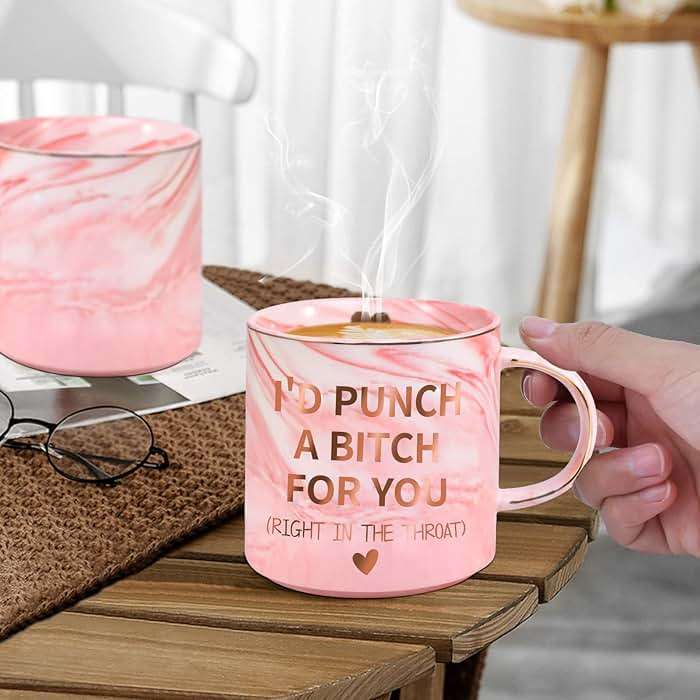 Ulrhpc Mothers Day Mom Gifts for Mom Wife from Daughter Son, Birthday Gifts for Women Her Girlfriend Sisters Friends, 12 OZ Funny Coffee Mug, Valentines Galentines Day Christmas Stocking Stuffers - Image 4