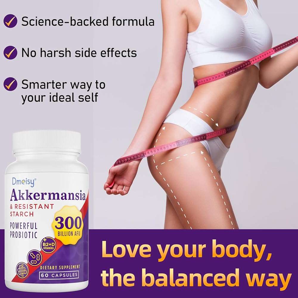 Akkermansia Supplement - 300 Billion AFU Akkermansia Muciniphila, Akkermansia Probiotic for Women & Men, for Boost , Digestive, Gut, Immunity, Enhances Gut Lining Function & Intestinal Walls, 60 Count - Image 3