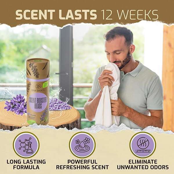 Scent Boosters for Washer, Lavender Aroma - Bulk Laundry Booster Beads and Fabric Smell Deodorizer - In Wash Odor Eliminator Pods for Fresh Scented Clothes - Image 6