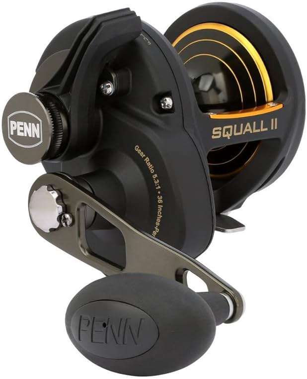 Penn Squall II Level Wind Conventional Fishing Reel - Image 1