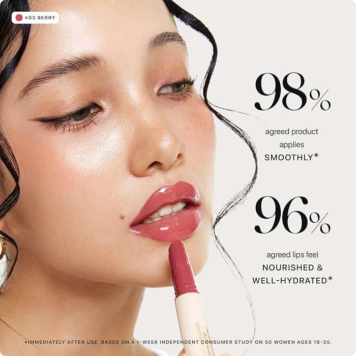 Nature Republic HONEY MELTING LIP (03 BERRY) SOFT LIP STICK, Hydrating Gloss, Moisturizing balms, Sheer tint, Shine & Glowy Finish, korean make up - Image 2