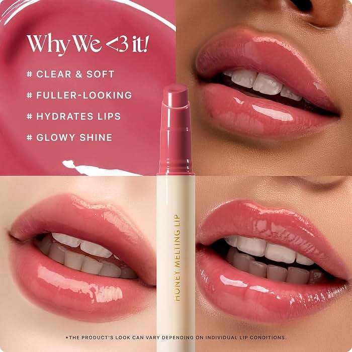 Nature Republic HONEY MELTING LIP (03 BERRY) SOFT LIP STICK, Hydrating Gloss, Moisturizing balms, Sheer tint, Shine & Glowy Finish, korean make up - Image 3