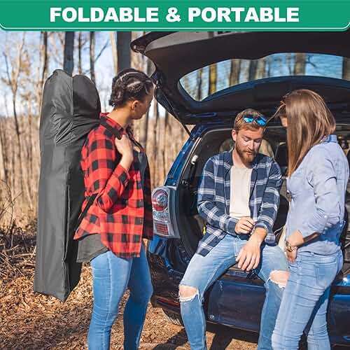 LILYPELLE Oversized XXL Folding Camping Cot, 78" L x 32" W x 18" H Heavy Duty Sleeping Cots with Carry Bag, Double Layer Oxford Portable Travel Camp Cots for Home, Office Nap and Outdoor Beach - Image 8